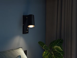 Apartament na Dworskiej - Mała czarna sypialnia, styl nowoczesny - zdjęcie od Loftstudio