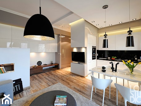 Aranżacje wnętrz - Kuchnia: Apartament Salwator. - Loftstudio. Przeglądaj, dodawaj i zapisuj najlepsze zdjęcia, pomysły i inspiracje designerskie. W bazie mamy już prawie milion fotografii!