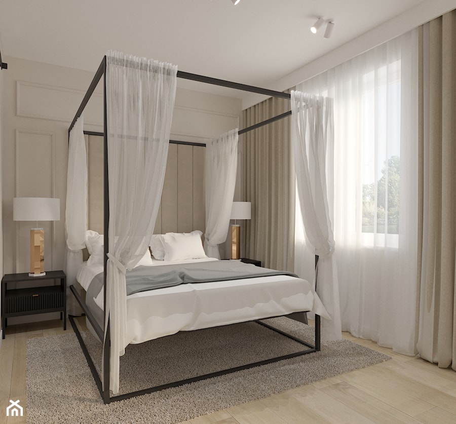 sypialnia - zdjęcie od Paulina Majcherek Projektowanie Wnętrz Piła