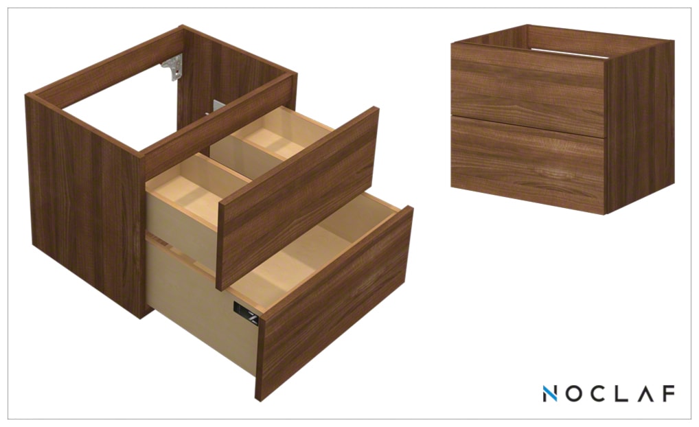 szafka łazienkowa z szufladami - zdjęcie od Noclaf producent mebli łazienkowych - Homebook