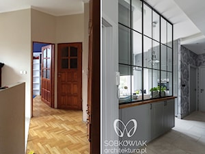Metamorfoza rodzinnego mieszkania pod Warszawą - Hol / przedpokój, styl tradycyjny - zdjęcie od Sobkowiak Architektura