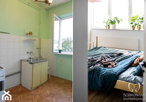 Stylowa sypialnia - zdjęcie od Sobkowiak Architektura