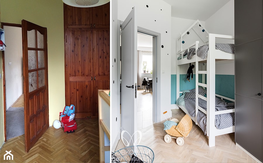 Metamorfoza rodzinnego mieszkania pod Warszawą - Pokój dziecka, styl tradycyjny - zdjęcie od Sobkowiak Architektura