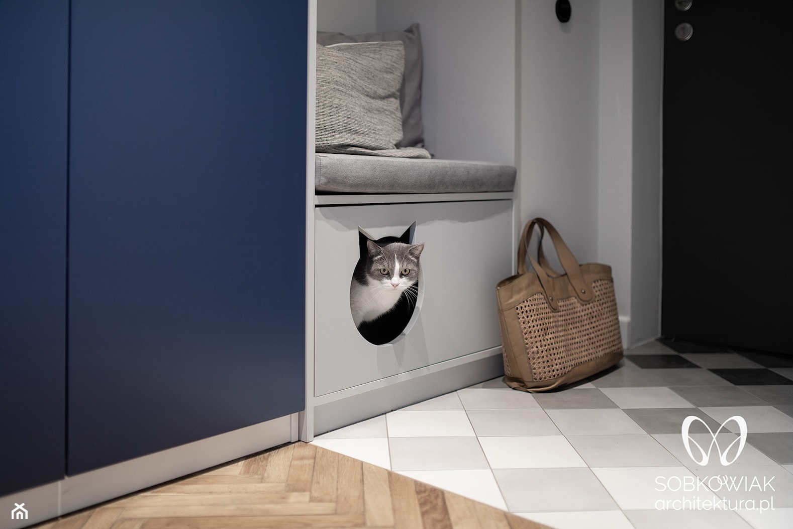 Prywatne miejsce dla kotów ;) - zdjęcie od Sobkowiak Architektura - Homebook