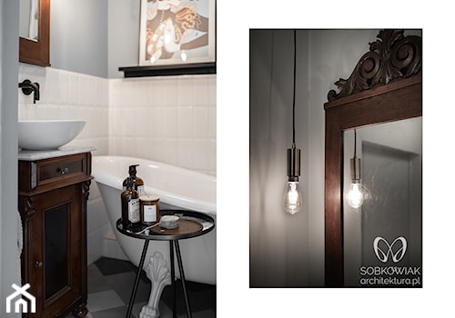 detale w stylowej łazience - zdjęcie od Sobkowiak Architektura