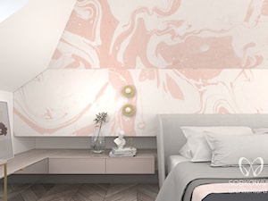 romantyczna sypialnia - zdjęcie od Sobkowiak Architektura