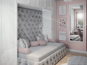Pokój dla nastolatki w stylu glamour - zdjęcie od ProjecTOWN Izabela Czado