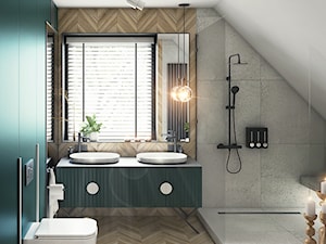 Łazienka w loftowym stylu - zdjęcie od ProjecTOWN Izabela Czado