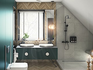 łazienka w loftowym stylu
