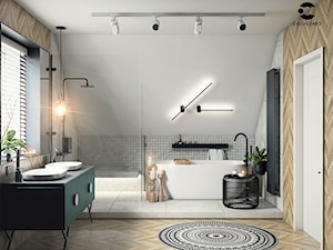 Łazienka w loftowym stylu - zdjęcie od ProjecTOWN Izabela Czado