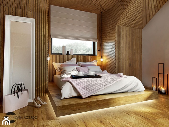 Sypialnia w stylu nowoczesnym - zdjęcie od ProjecTOWN Izabela Czado - Homebook