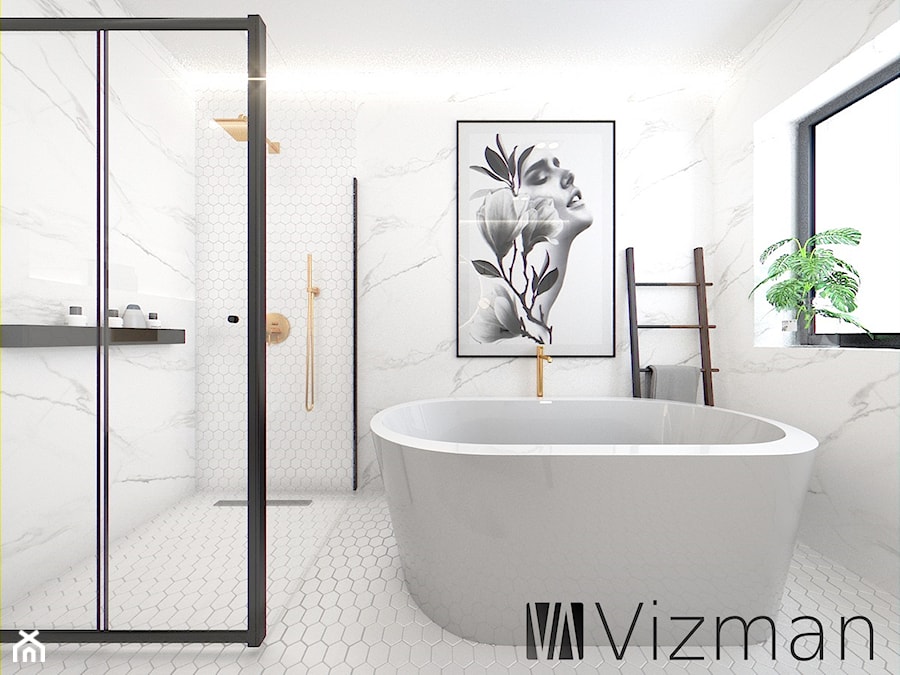 Łazienka w stylu modern retro - zdjęcie od Vizman Design