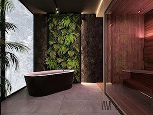 Część łazienkowa w sypialni - zdjęcie od Vizman Design