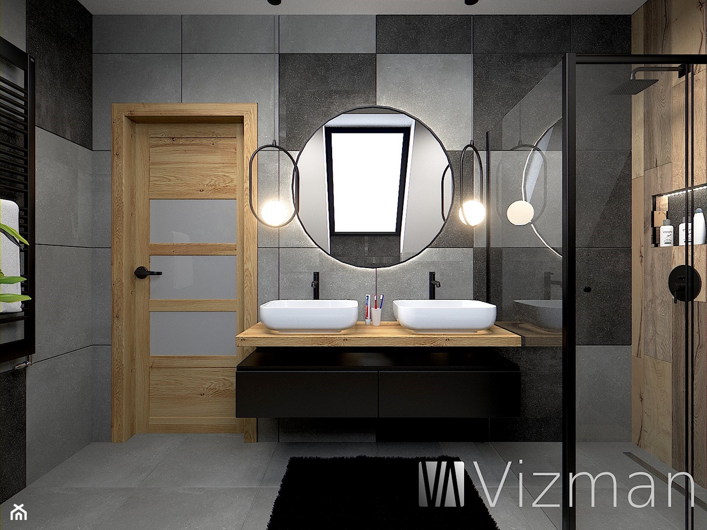 Łazienka nowoczesna - Wojkowice - zdjęcie od Vizman Design - Homebook