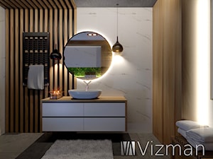 Łazienka przy sypialni - zdjęcie od Vizman Design