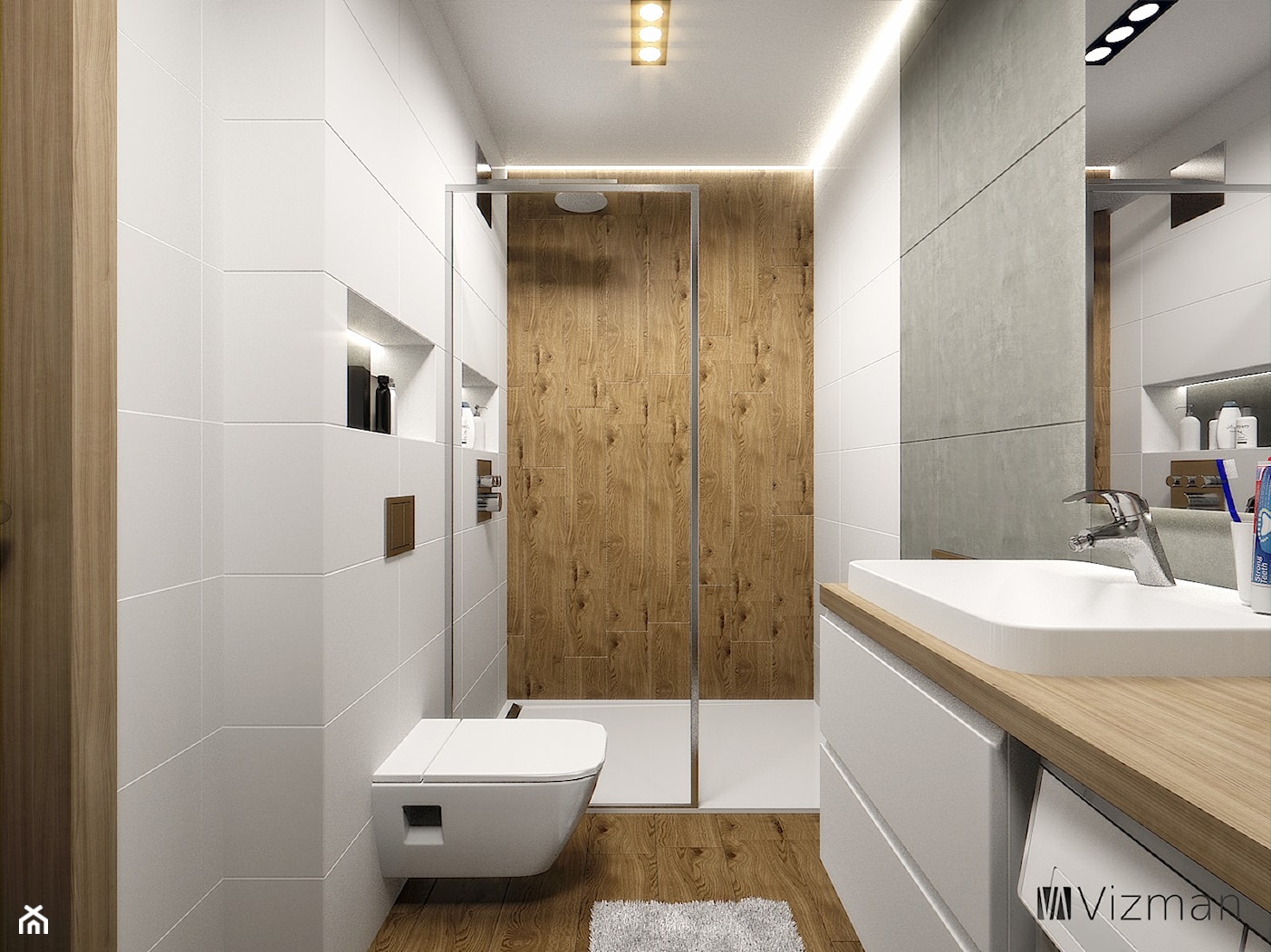 Łazienka w stylu nowoczesnym - zdjęcie od Vizman Design - Homebook