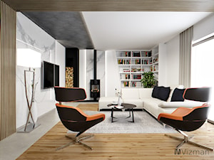 Salon nowoczesny - zdjęcie od Vizman Design