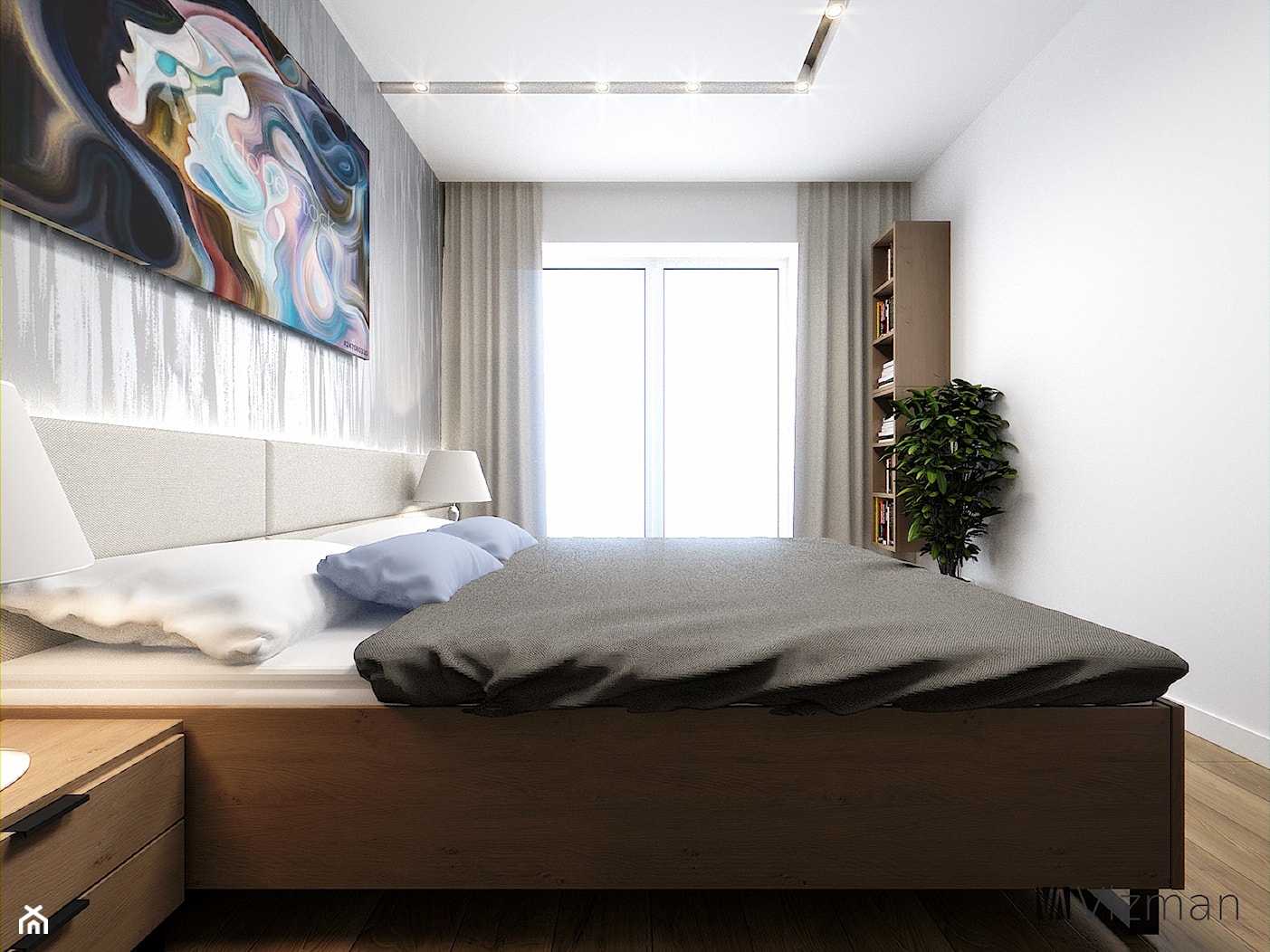 Sypialnia w stylu nowoczesnym - zdjęcie od Vizman Design - Homebook