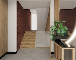 Projekt domu, Gliwice - Hol / przedpokój, styl nowoczesny - zdjęcie od Vizman Design - Homebook