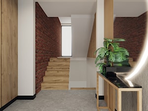 Projekt domu, Gliwice - Hol / przedpokój, styl nowoczesny - zdjęcie od Vizman Design