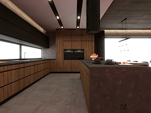 Kuchnia z wyspą w stylu nowoczesnym - zdjęcie od Vizman Design