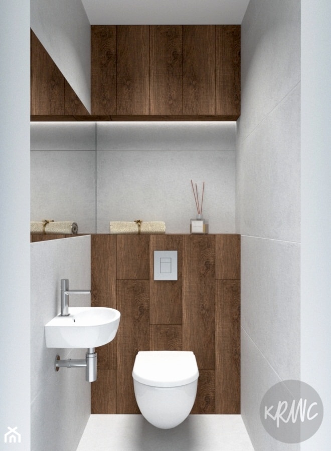 Łazienka i wc w stylu nowoczesnym - Łazienka, styl nowoczesny - zdjęcie od KRWC Design