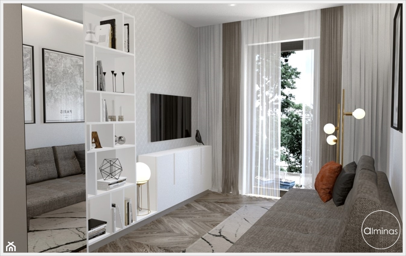 Apartament o zapachu Kawy - zdjęcie od ALMINAS WNĘTRZA - Homebook