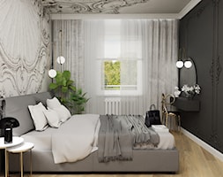 Marsala - nowoczesne mieszkanie z nutą klasyki - Wejherowo - Sypialnia, styl nowoczesny - zdjęcie od Slow Studio - Homebook