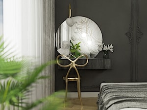 Marsala - nowoczesne mieszkanie z nutą klasyki - Wejherowo - Sypialnia, styl nowoczesny - zdjęcie od Slow Studio