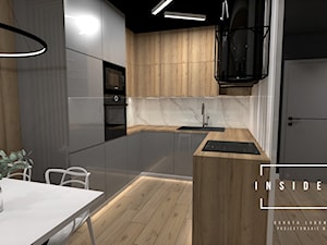 Mieszkanie na Osiedlu Maciejka - Kuchnia, styl nowoczesny - zdjęcie od INSIDE OUT Dorota Lubowicka Projektowanie Wnętrz