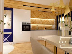 Apartament Sopot - Salon, styl nowoczesny - zdjęcie od INSIDE OUT Dorota Lubowicka Projektowanie Wnętrz