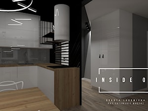 Mieszkanie na Osiedlu Maciejka v2 - Kuchnia, styl nowoczesny - zdjęcie od INSIDE OUT Dorota Lubowicka Projektowanie Wnętrz