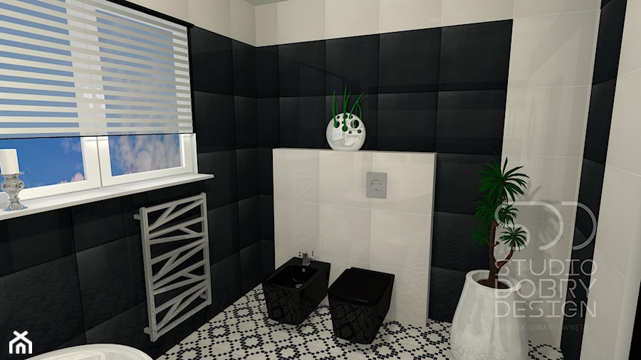 Elegancka łazienka - Łazienka, styl glamour - zdjęcie od STUDIO DOBRY DESIGN Projektowanie Wnętrz