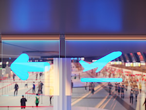 Oświetlenie LED na lotnisku - Wnętrza publiczne, styl nowoczesny - zdjęcie od Lumines Lighting