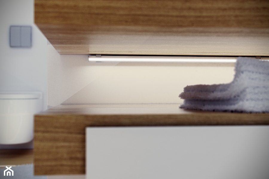 Łazienka z oświetleniem LED - Łazienka, styl nowoczesny - zdjęcie od Lumines Lighting