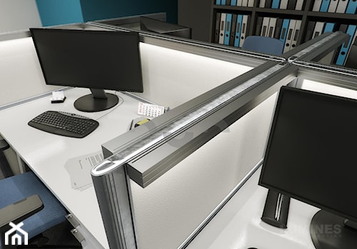 Nowoczesne biuro z oświetleniem LED - zdjęcie od Lumines Lighting