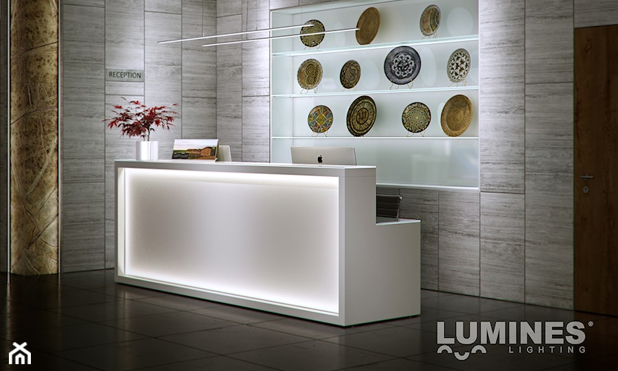 Oświetlenie LED w hotelu - Wnętrza publiczne, styl nowoczesny - zdjęcie od Lumines Lighting