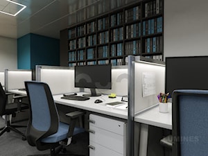 Nowoczesne biuro z oświetleniem LED - zdjęcie od Lumines Lighting