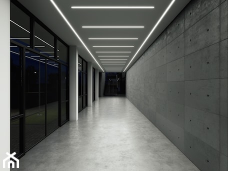 Aranżacje wnętrz - Biuro: Industrialne biuro z oświetleniem LED - Biuro, styl industrialny - Lumines Lighting. Przeglądaj, dodawaj i zapisuj najlepsze zdjęcia, pomysły i inspiracje designerskie. W bazie mamy już prawie milion fotografii!
