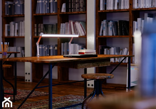 Biblioteka z oświetleniem LED - Wnętrza publiczne, styl nowoczesny - zdjęcie od Lumines Lighting