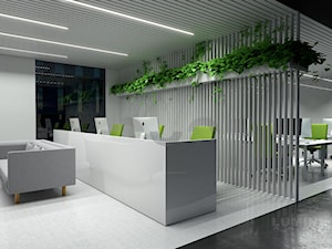 Nowoczesne biuro z oświetleniem - zdjęcie od Lumines Lighting