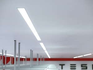 Oświetlenie LED warsztatu samochodowego / garażu - Wnętrza publiczne, styl nowoczesny - zdjęcie od Lumines Lighting
