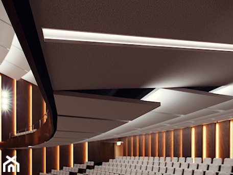 Aranżacje wnętrz - Wnętrza publiczne: Oświetlenie LED sali teatralnej / kinowej - Wnętrza publiczne, styl nowoczesny - Lumines Lighting. Przeglądaj, dodawaj i zapisuj najlepsze zdjęcia, pomysły i inspiracje designerskie. W bazie mamy już prawie milion fotografii!