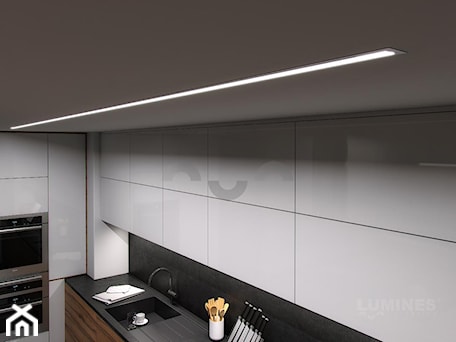 Aranżacje wnętrz - Kuchnia: Otwarta kuchnia z oświetleniem LED - Lumines Lighting. Przeglądaj, dodawaj i zapisuj najlepsze zdjęcia, pomysły i inspiracje designerskie. W bazie mamy już prawie milion fotografii!