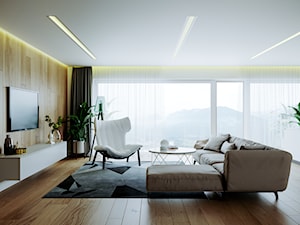 Jadalnia połączona z salonem - Jadalnia, styl nowoczesny - zdjęcie od Lumines Lighting