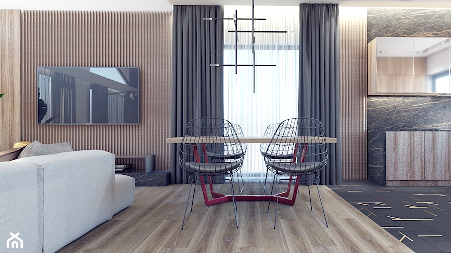 Projekt nowoczesnego domu jednorodzinnego z antresolą - zdjęcie od NIÑAS New Interior Architecture Studio