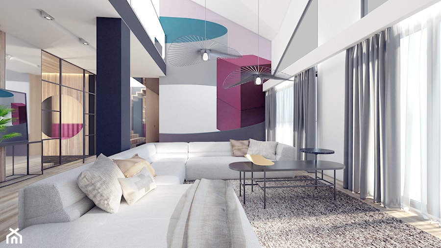 Projekt nowoczesnego domu jednorodzinnego z antresolą - zdjęcie od NIÑAS New Interior Architecture Studio