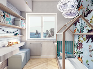 Pokój dziecka z motywem leśnych zwierząt - zdjęcie od NIÑAS New Interior Architecture Studio