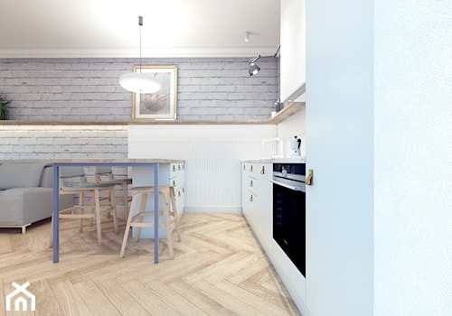 Błękitna kuchnia - zdjęcie od NIÑAS New Interior Architecture Studio