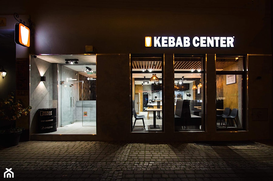 Restauracja Kebab Center w Bydgoszczy - zdjęcie od VENO Studio Projektowania Wnętrz